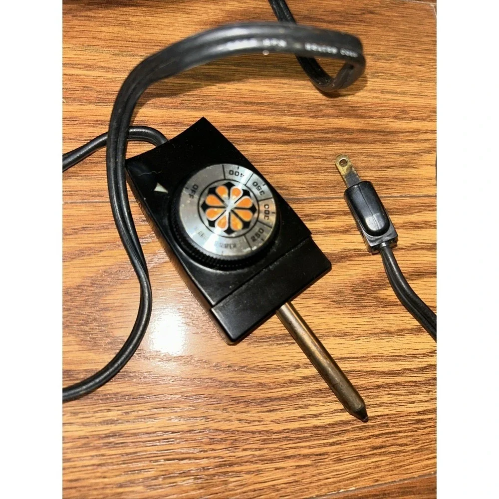 LEKTRO MAID Electric Skillet #13669 Miracle Maid West Bend W/ Tray & Plug Works